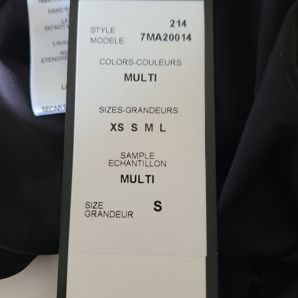 NEW BCBG max azria colorblock one piece swimsuit size S - Picture 4 of 6